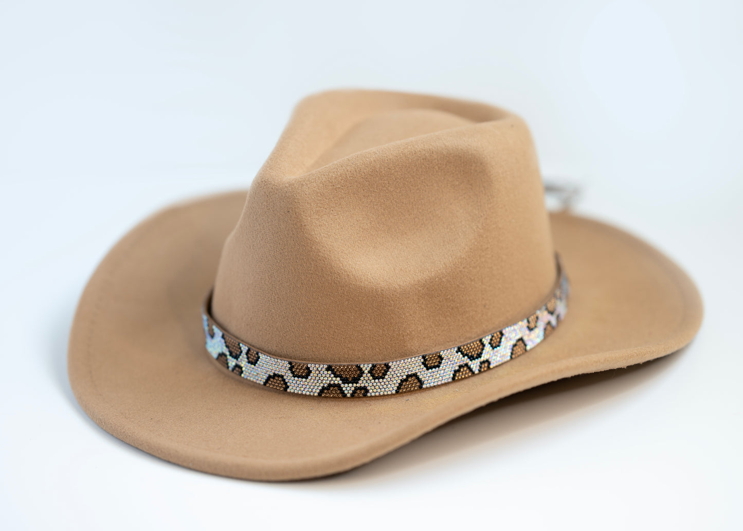 Strass Western Animal Print Hat Band