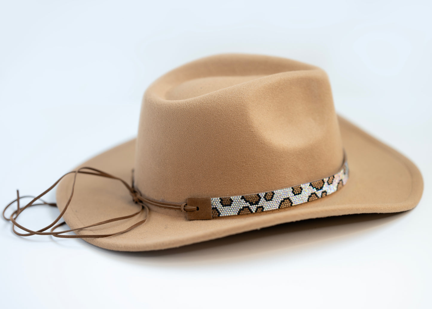 Strass Western Animal Print Hat Band