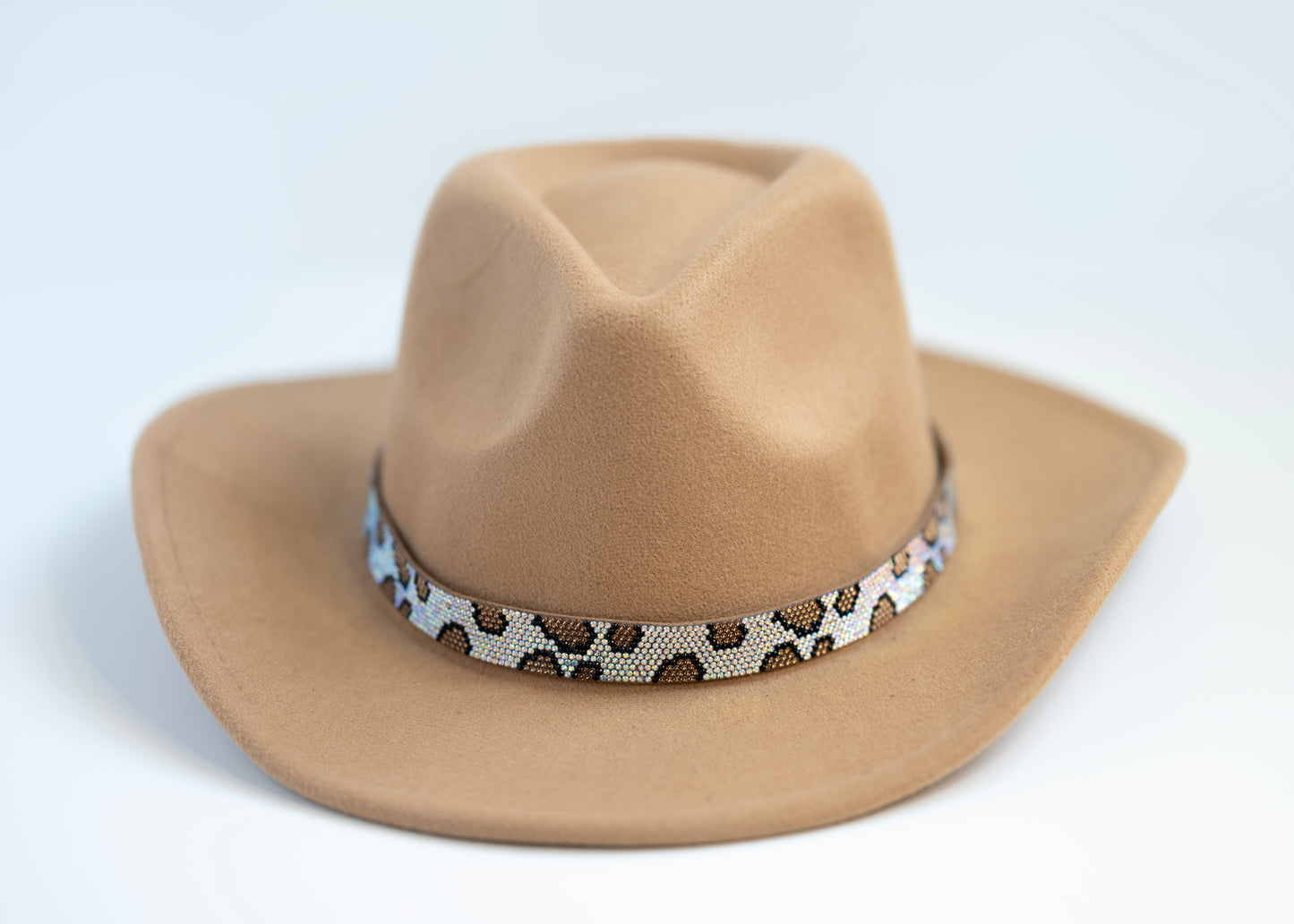 Strass Western Animal Print Hat Band