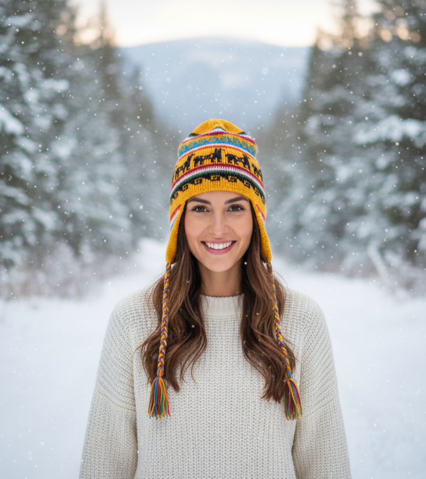 Classic Andean Alpaca Hat