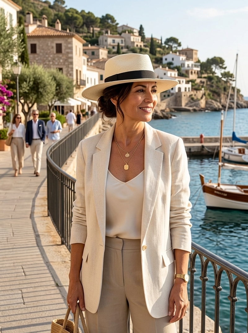 Panamahut Cuenca Chemise für Herren (Grad 3-4) Breite Hutkrempe