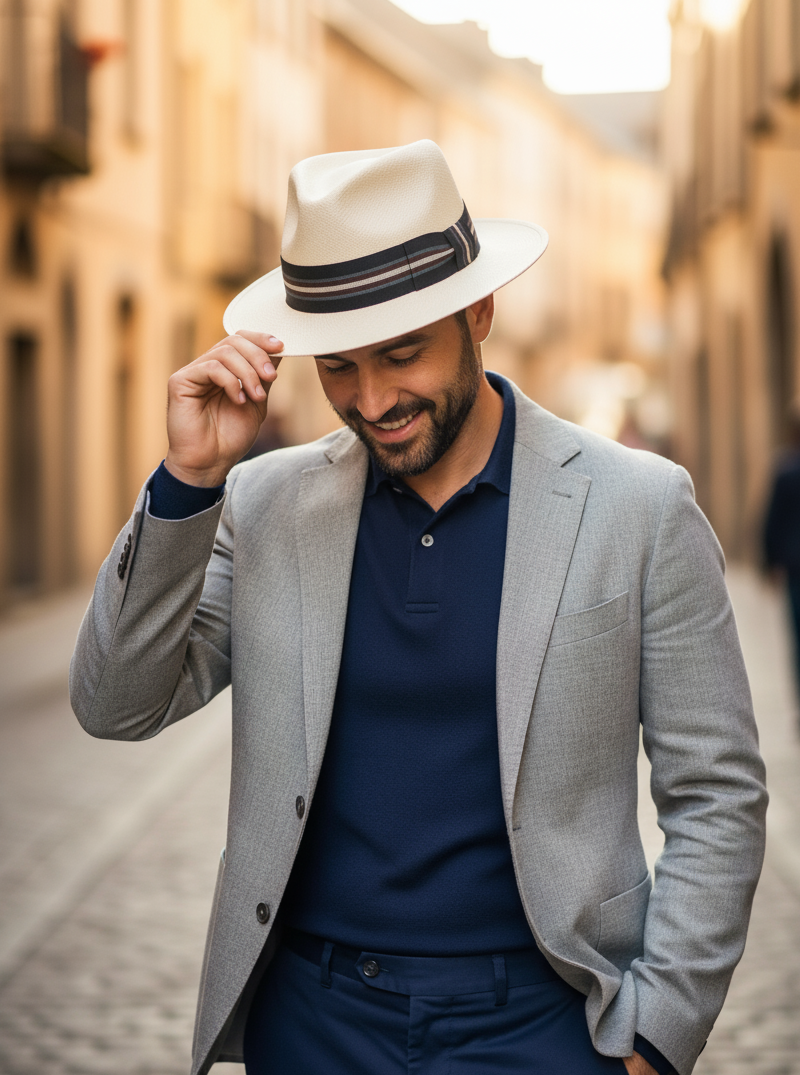 Standard Panama Hat Band -Old School