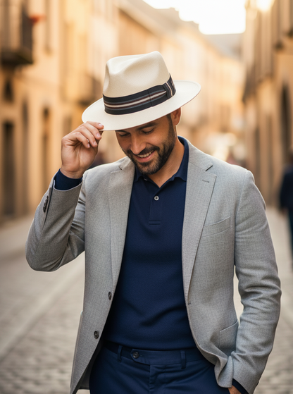 Standard Panama Hat Band -Old School