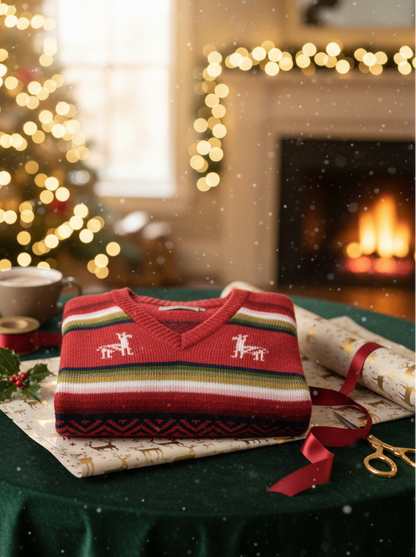 Fair Isle Alpaca Sweater for Women | Princess Diana Sweater