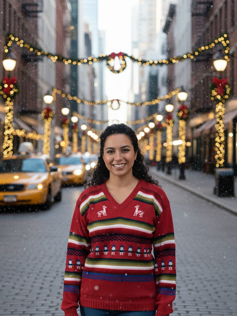 Fair Isle Alpaca Sweater for Women | Princess Diana Sweater