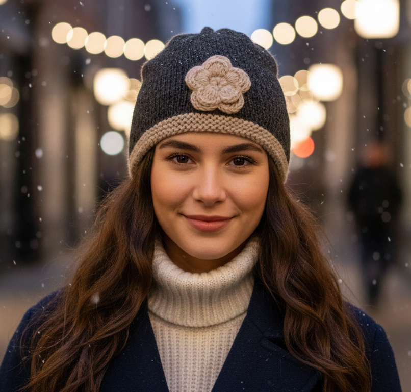 Alpaca Beanie for Women