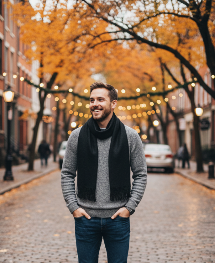 Classic Alpaca Scarf