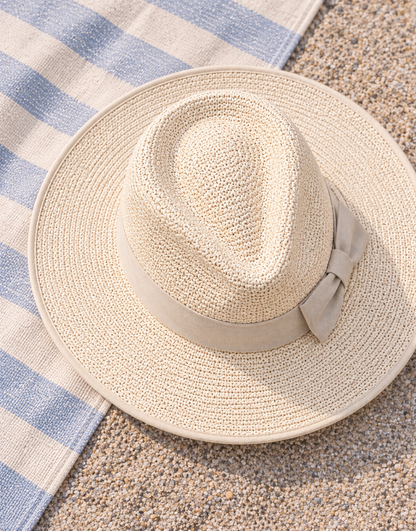 Chapeau Panama Fedora En Paille | Riviera Edition