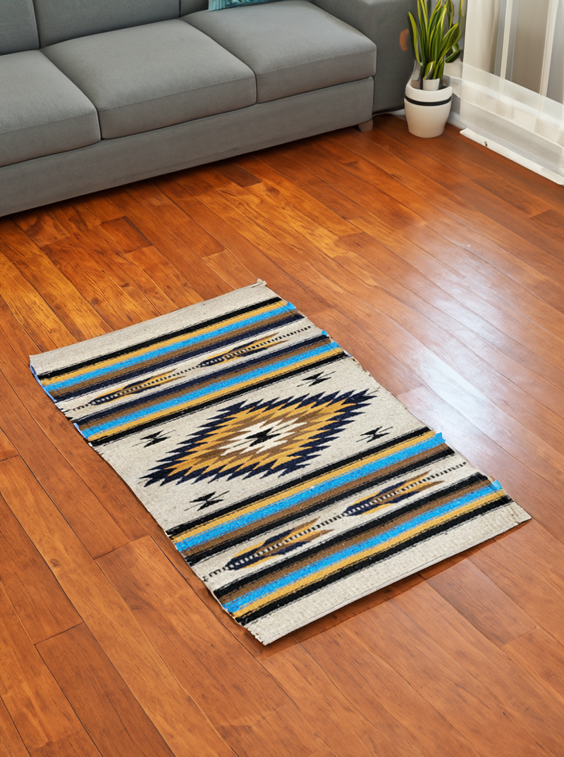 Aztek Alpaca Rug | Mexican Rug | Beige – Gamboa