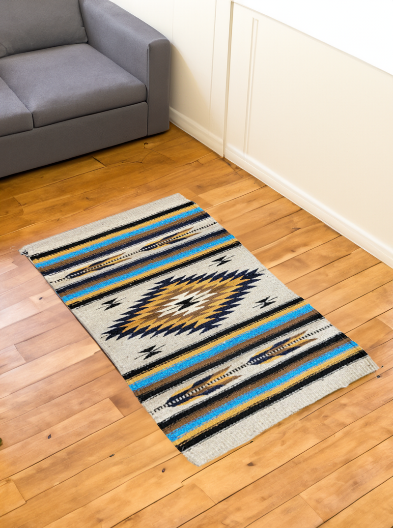 Aztek Alpaca Rug | Mexican Rug | Beige – Gamboa