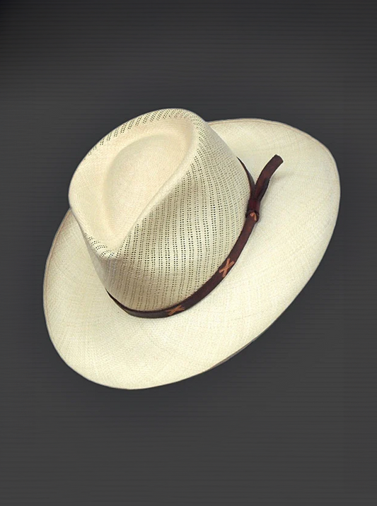 Sombrero de Panamá Montecristi Ausin Calado para Hombre (Grado 25)