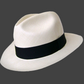 Sombrero de Panamá Montecristi Fedora Ala corta para Hombre (Grado 24-25) Magellan