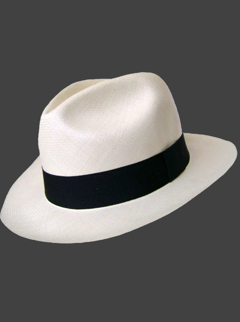 Panama Montecristi Hat - Fedora for Men (Grade 24-25)