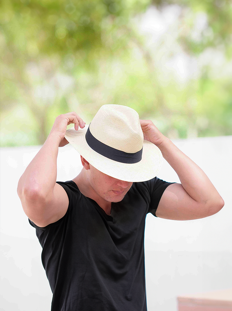 Gamboa Panama Natural Panama Hat Fedora Hat