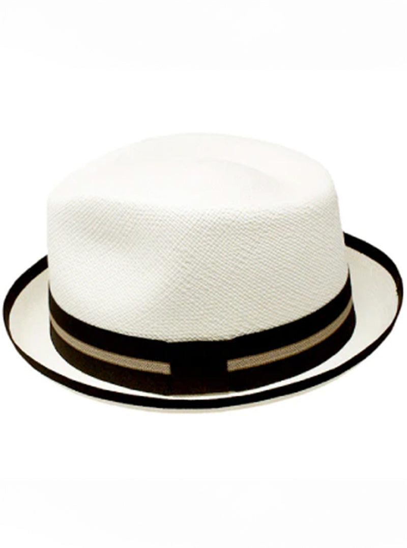 Sombrero de Panamá Blanco para Mujer - Trilby