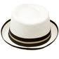 Weißer Panama-Hut für Damen - Trilby Hut