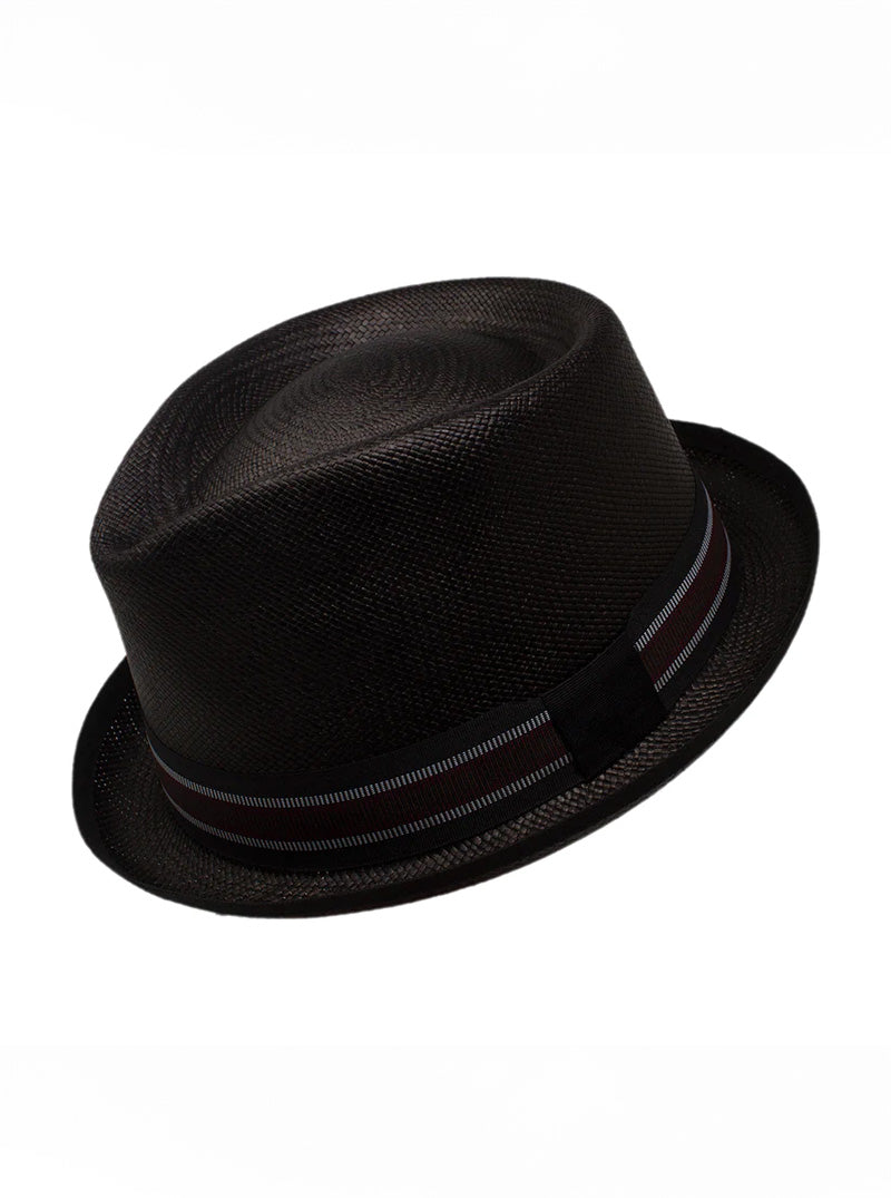 Chapeau Panama Noir - Chapeau Trilby