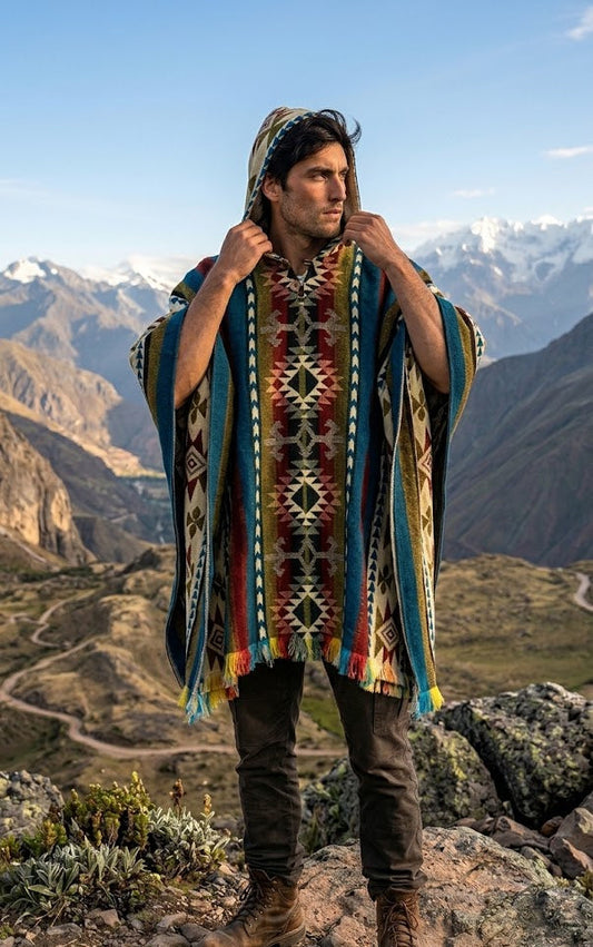 Mexican Akztek Poncho | Tribal Style