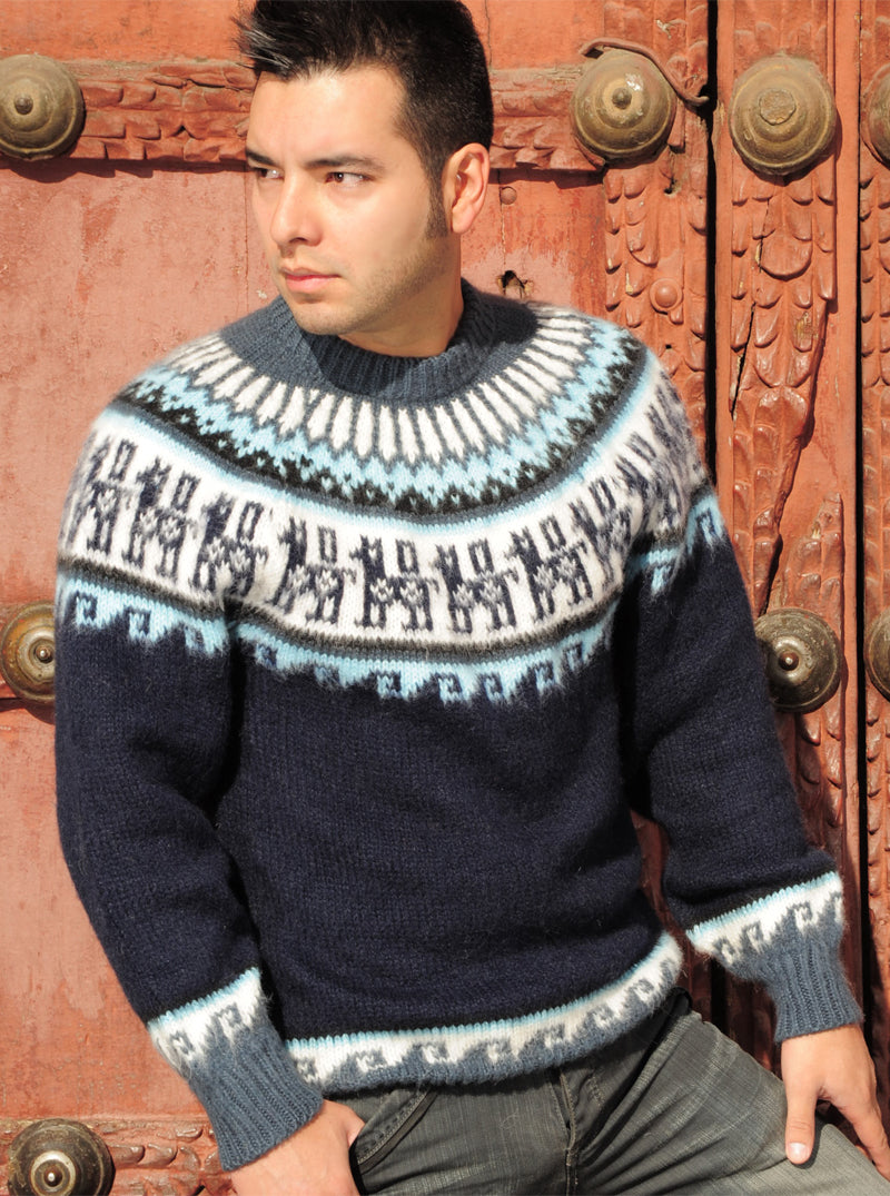 Island Alpaca Sweater for Men