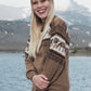 Brown Alpaca Sweater for Women