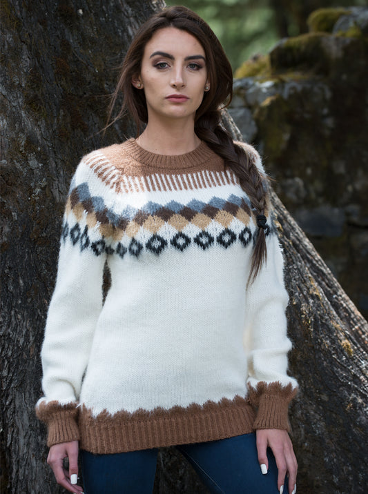 Nature Tones Alpaca Sweater for Women