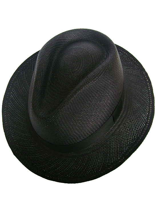 Sombrero de Panamá Negro Ausin Grado 3-4