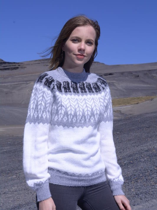 Andean Crewneck Alpaca Sweater for Women