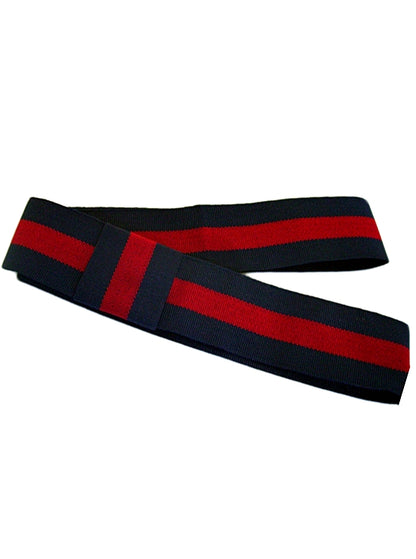 Standard Panama Hat Band - Blue and Red