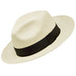 Sombrero de Panamá Natural Fedora Montecristi Grado 10-11
