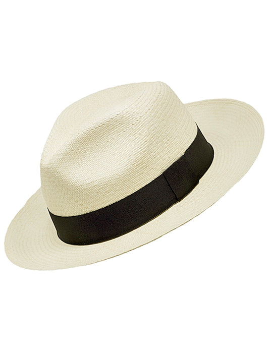 Cappello Panama Montecristi Fedora da Donna (Grado 7-8)