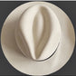Chapéu Panamá Montecristi - Fedora para Homens (Grau 25)