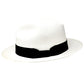 Sombrero de Panamá Blanco Fedora Tuis Grado 7-8