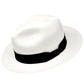 Chapéu Panamá Branco - Fedora Para Dobrar - Grau 7-8