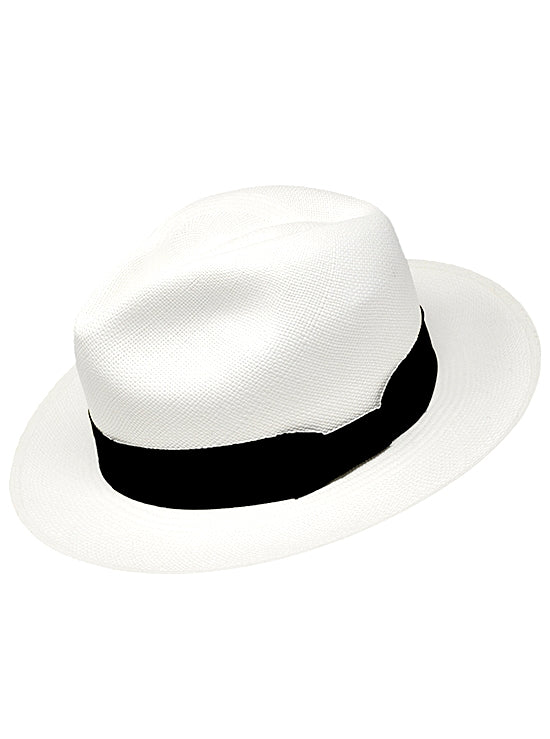 White Panama Hat - Fedora Hat Roll Up