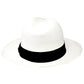 Chapéu Panamá Branco - Fedora Para Dobrar - Grau 7-8