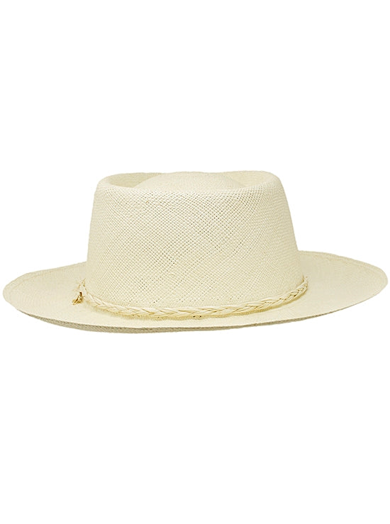 Natural Panama Hat - Gambler Hat