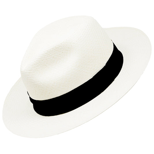 Classico cappello Fedora Panama arrotolabile da donna