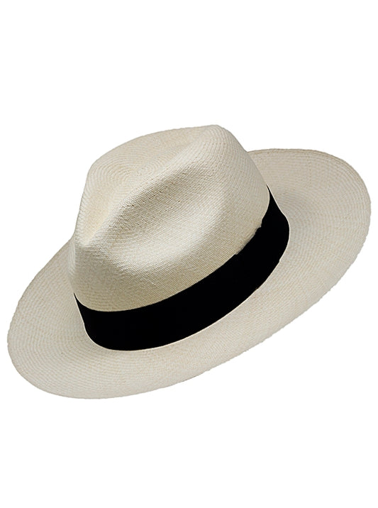 Chapeau Panama Montecristi Fedora (Tuis) pour Femme (Qualite 25)