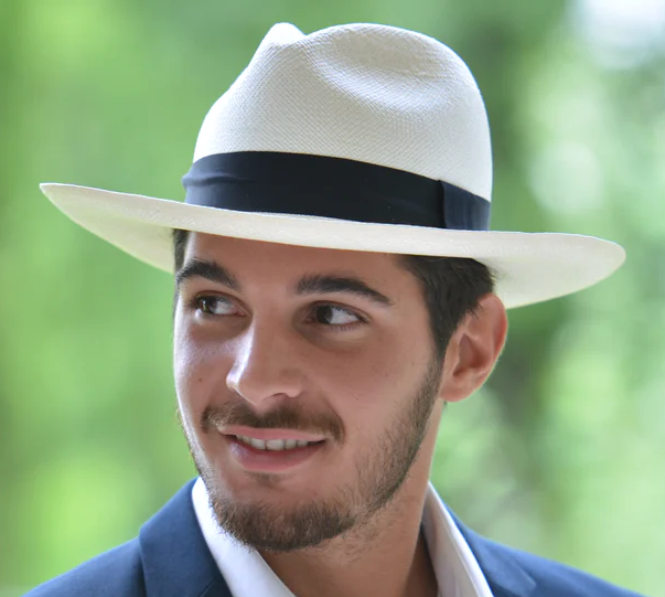 Classic White Fedora Hat for Men