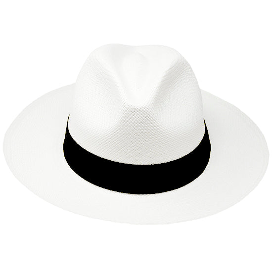 Gamboa Panama White Panama Hat for Men Fedora Hat