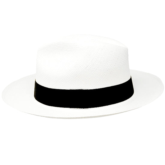 Gamboa Panama White Panama Hat for Men Fedora Hat