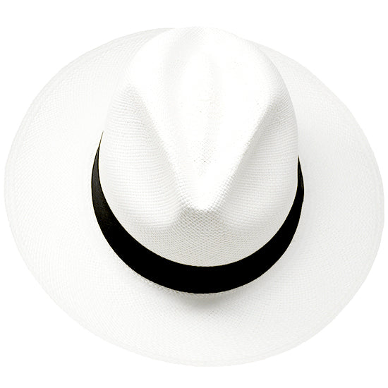 Chapéu Panamá Branco - Fedora Break - Grau 3-4