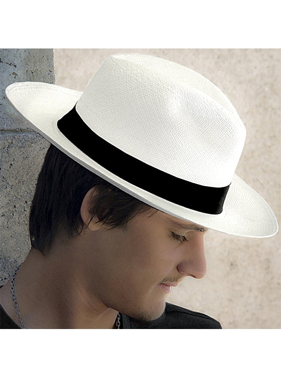 Gamboa Panama Hat. White Panama Hat for Women - Fedora Hat