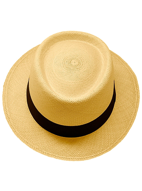 Cappello Panama Cuenca Chemise Sigaro (Marrone Chiaro)
