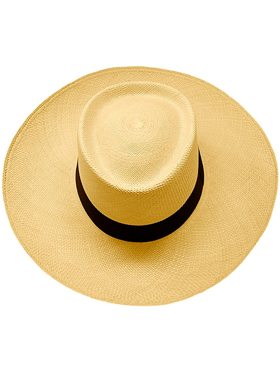 Sombrero de Panamá Habano Chemise Ala Ancha Grado 3-4