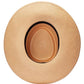 Light Brown Panama Hat - Wide Brim Gambler Hat
