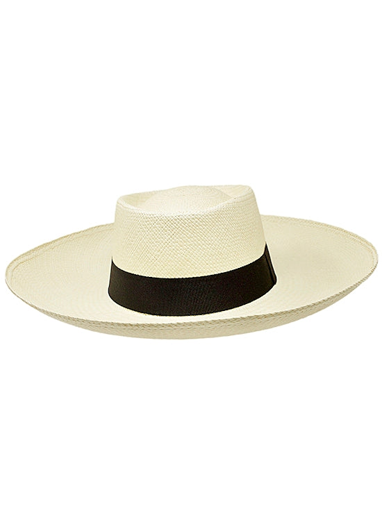 Sombrero de Panamá Natural Chemise Ala Ancha Grado 3-4