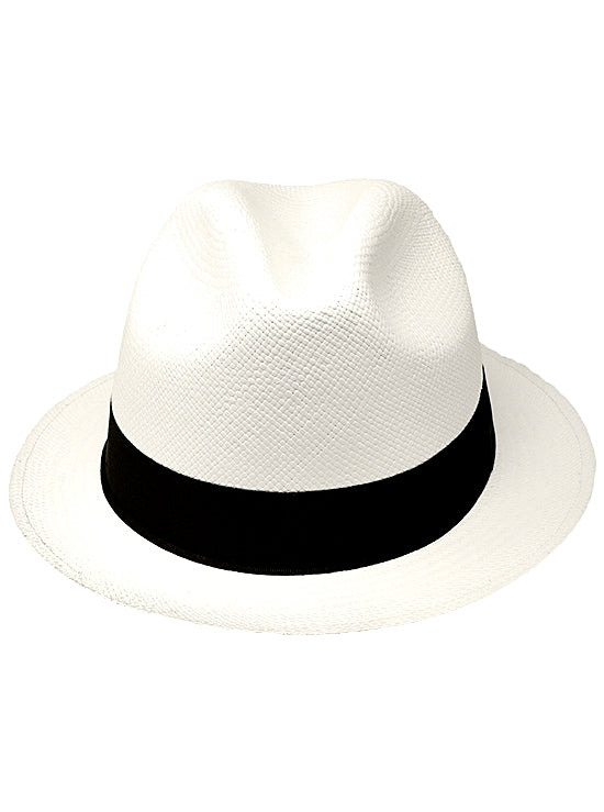 White Panama Hat for Men- Borsalino Hat