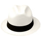 Classic White Borsalino Hat for Men