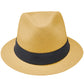 Marrón Claro Sombrero de Panamá Plantation (Ausin) Grado 3-4